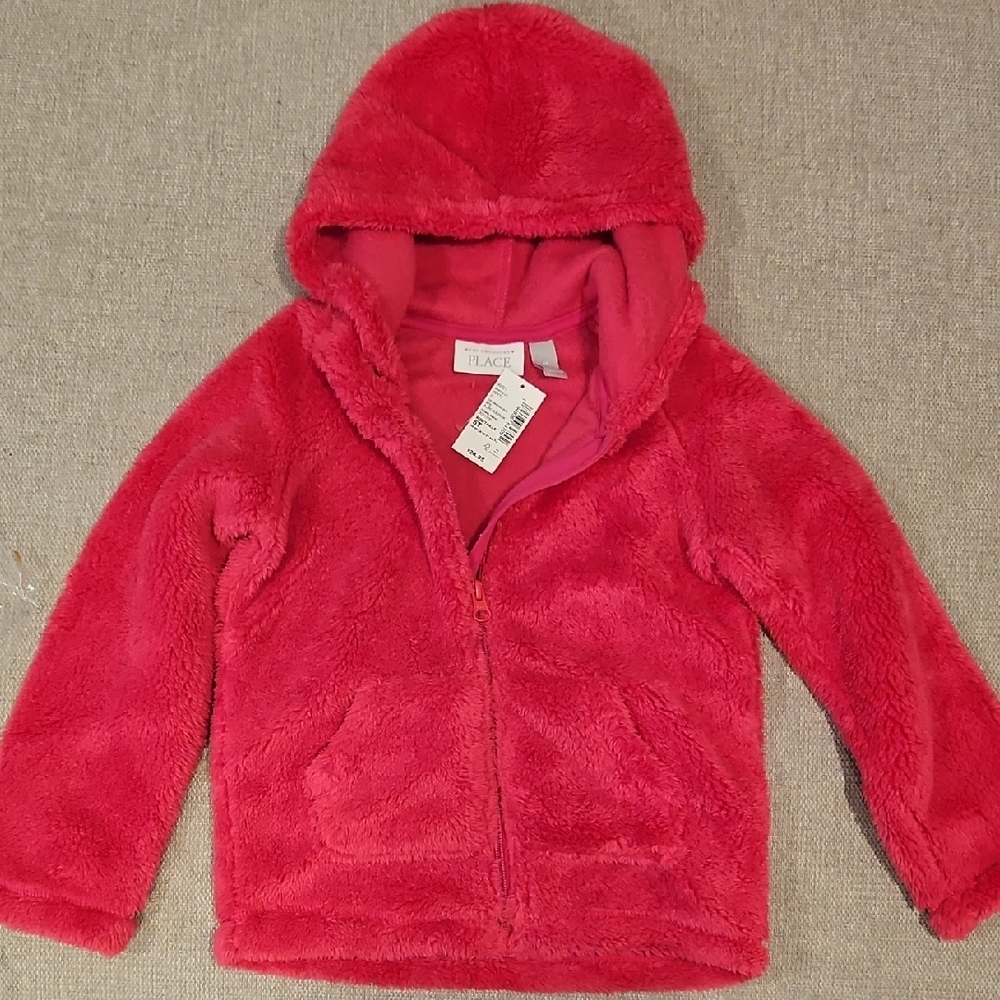 Aurora Pink Fuzzy Jacket
